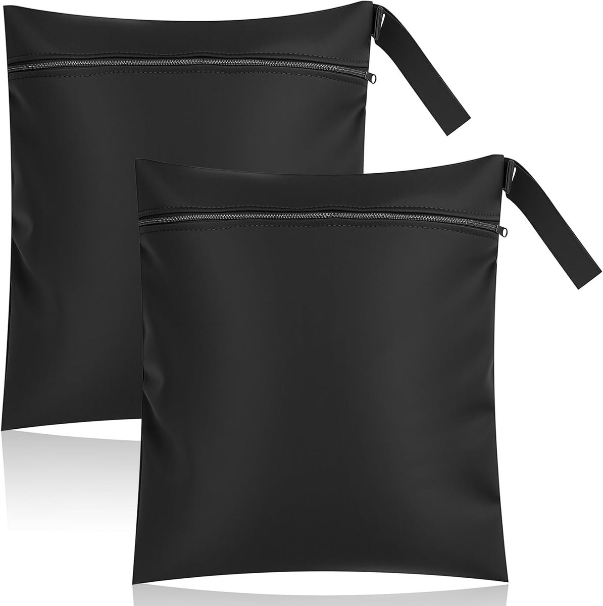 Set van 2 Waterdichte Zwemtassen voor Volwassenen - Ideaal voor Vuile Strandhanddoeken en Reisgebruik (30x35cm)
