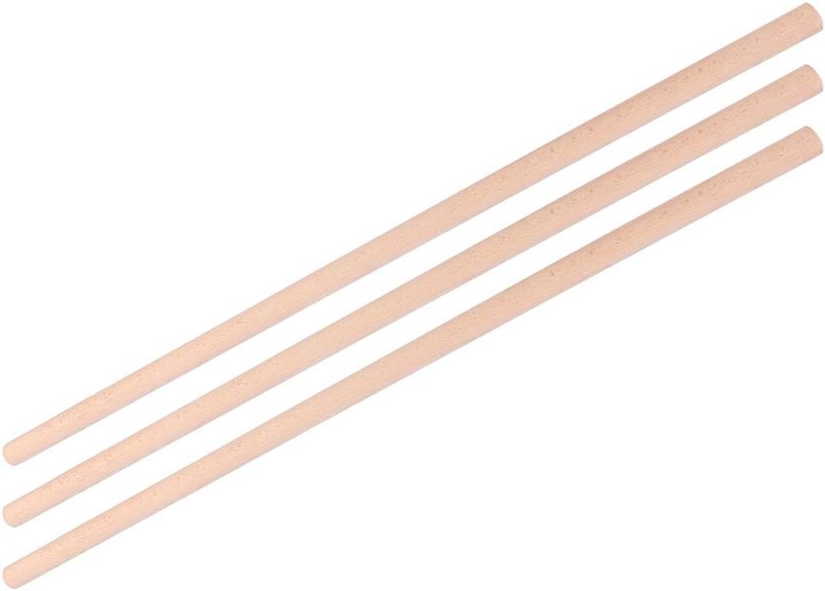 SnelShoppen - Yoga Stick 3 Stuks - 2x70cm Houten Open Schouderstick voor Correcte Staande Houding - Yoga Assist Stick voor Thuis en Yoga Studio