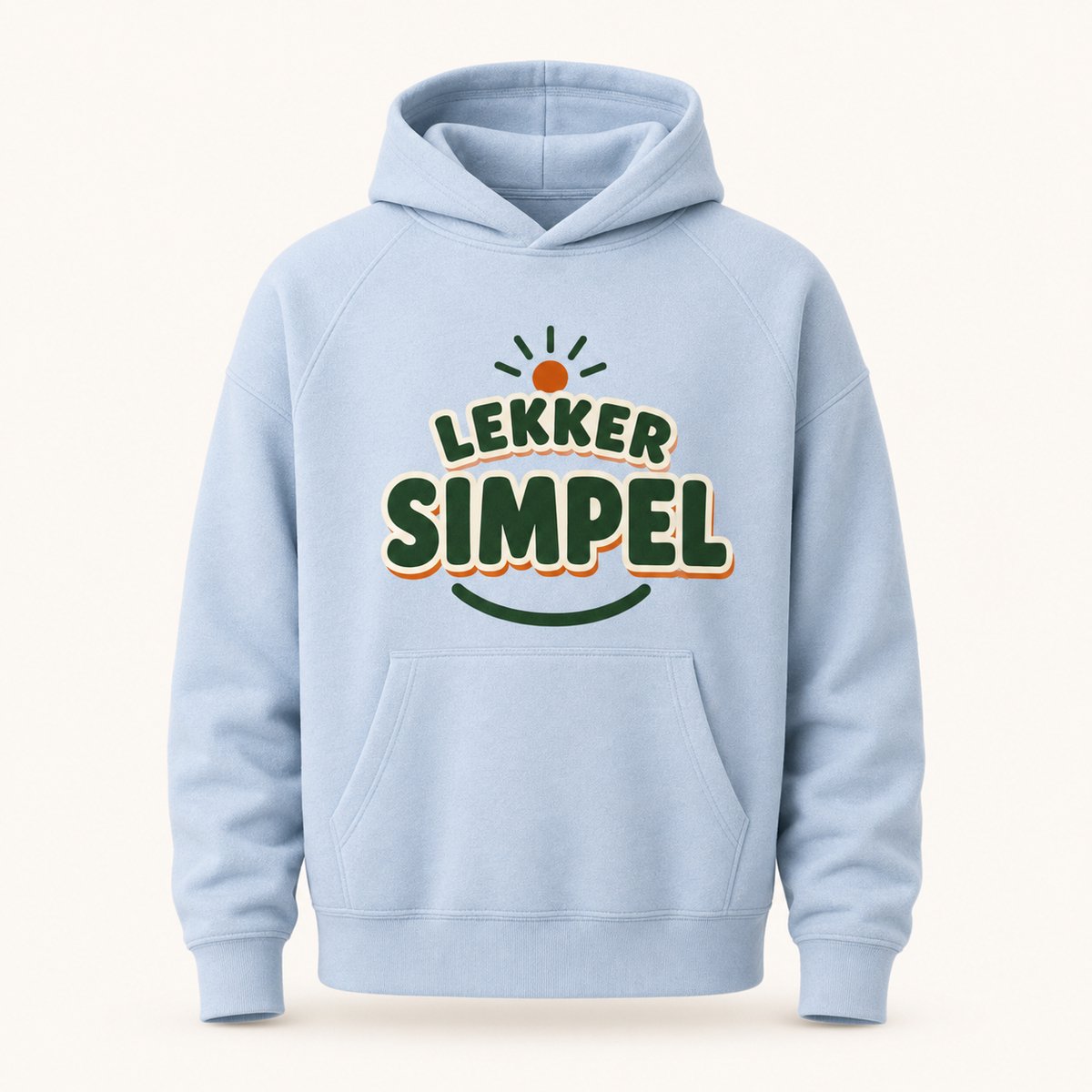 Dames Truien Lange Mouw - Trui Dames - Blauw - Lekker Simpel Print - Maat S