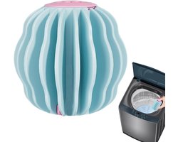 Wasballen - 1 wasbal + 50 kleurabsorberende doekjes - Ecologische wasbal - duurzaam - Wasballen - Pluizenfilter - Anti-klit - Wasmachine schrobben ballen - wasballen - blauw - wasmachine reiniger - wasmachine