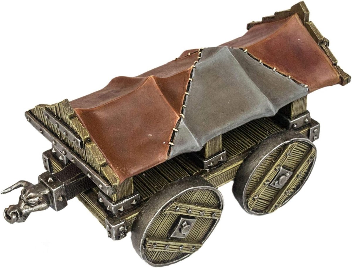 Belegeringswapen Model - Middeleeuwse Ram - Tabletop Wargaming - Gedetailleerd Hars - 9 x 4 x 4 cm - Ongeverfd