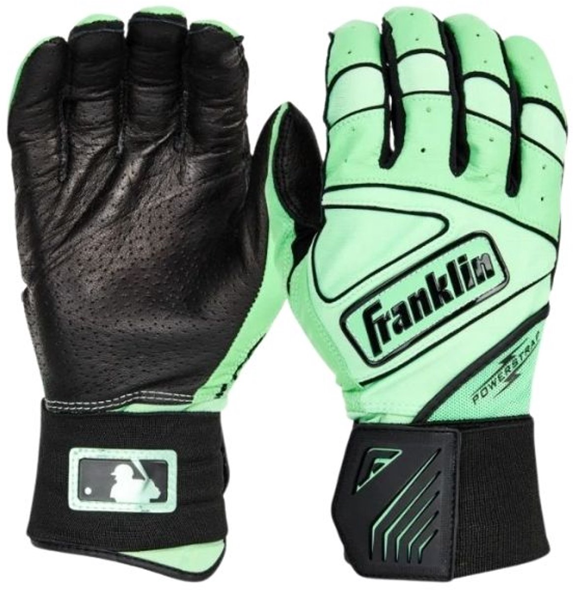 Franklin Honkbal/Softbal Slaghandschoenen Volwassenen| Maat L Kleur Black/Mint