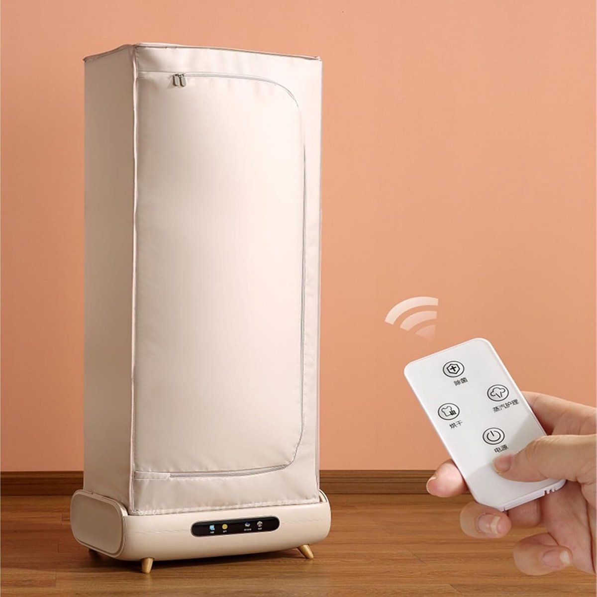Draagbare Wasdroger Kleine Droger Snel Kleding Drogen Opvouwbaar Ontwerp Compact Formaat Wit