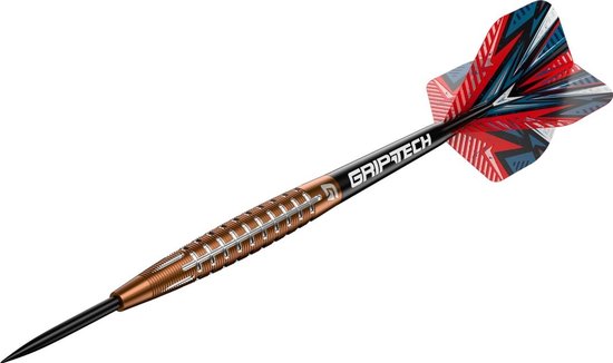 GOAT - Quarterback V1 95% Steeldarts 25 Gram - Incl. 3 Barrels - 3 Flights & 3 Shafts van DreamDarts — afbeelding 4