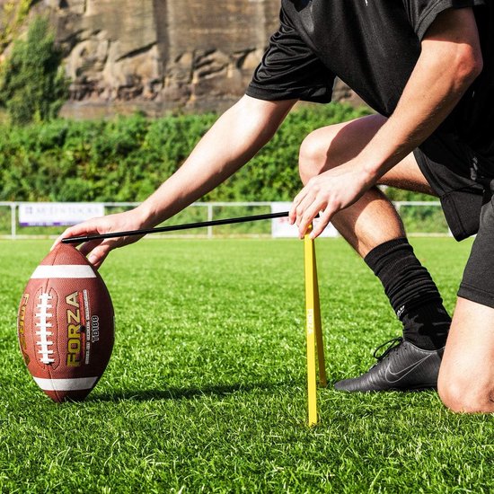 Voetbal Trainingshulp - Balhouder - Schoppen Trainen - Verstelbare Hoek - 48.8 cm Opvouwbaar - Zwart — afbeelding 3