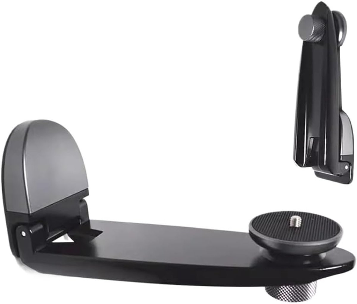 Projector Beugel - Universele Houder - Thuisbioscoop Inrichten - Stevige Aluminium Legering - 1/4 Schroefgat - Zwart