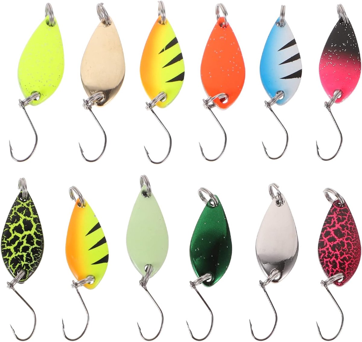 Visgerei Set - Kunstaas Assortiment - Vissen Lokaas - Levendige Kleuren - Met Opbergdoos - Diverse Kleuren
