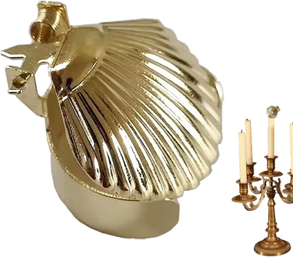 Kaarsenblusser - Vlamdover - Veilig Doven - Automatische Werking - 1 stuk - Goud