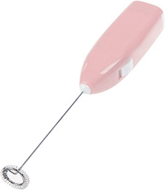 Draadloze Handmixer - Elektrische Klopper - Snel Ingrediënten Mixen - Werkt op Batterijen - 20 cm - Roze — afbeelding 5