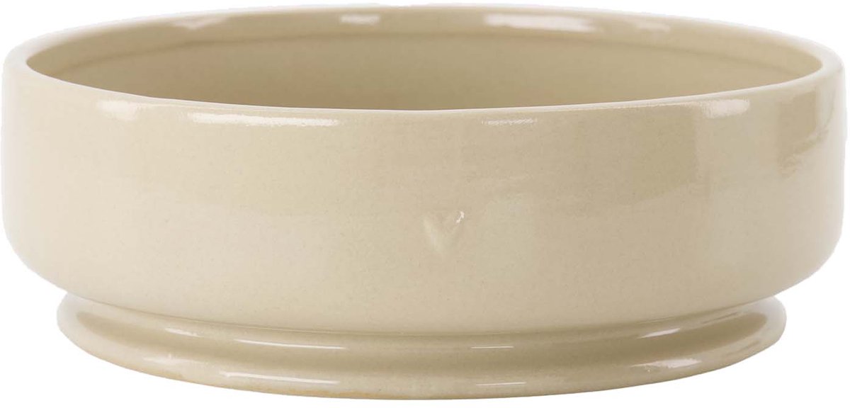 Zusss Bowl Ceramic Heart Keramiek Sand