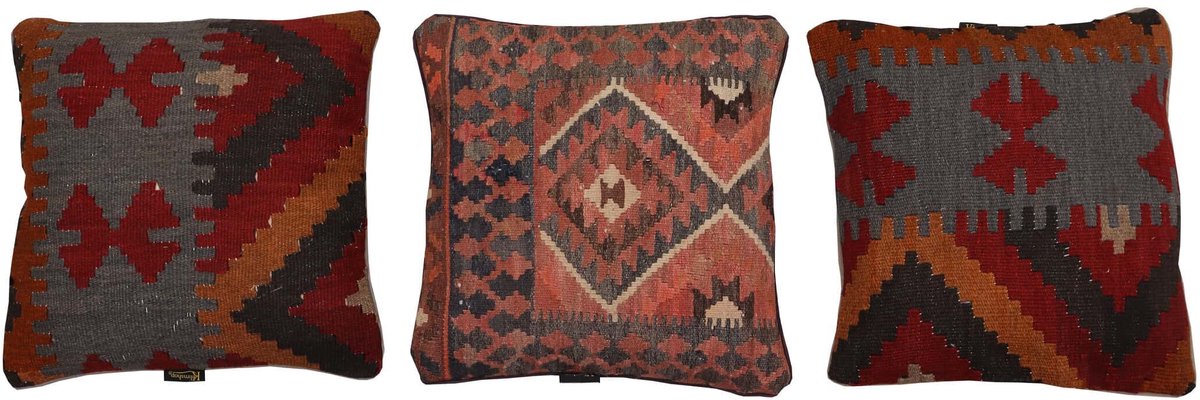 Handgeweven Kilim kussenhoes