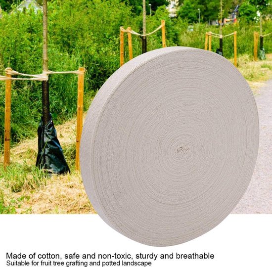 Dailygoods- Boomtape Katoen 2 cm - Bindende Riem - Tuingereedschap - Bonsai - Gloednieuw - Lichtgewicht - Bindband van Dailygoods — afbeelding 5