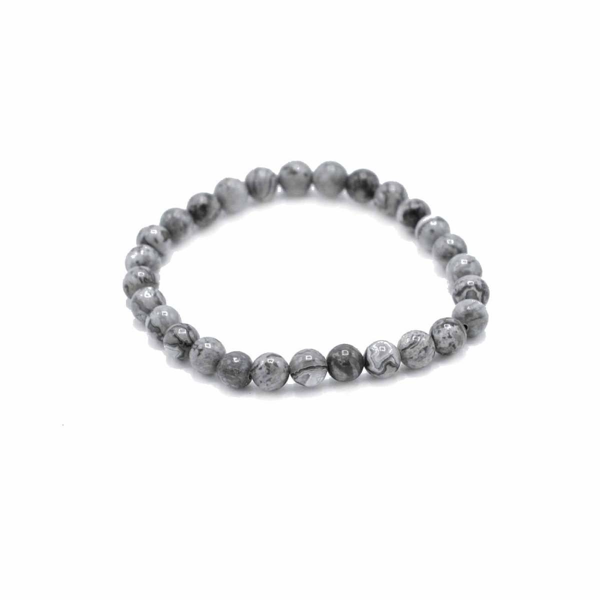 AW Gifts Edelsteen Manifestatie Armband - Kaartsteen - Welvaart multicolor