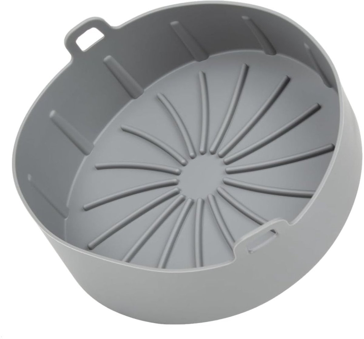 CRLYN® Airfryer Accessoires - Siliconen Bakje - Bakpapier - Grijs