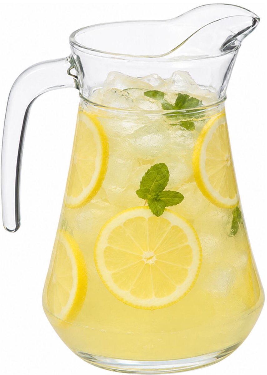 Alessandro Waterkan - 1.50 Liter - glas - schenkkan - waterkaraf - Limonadekan