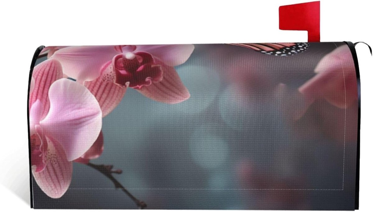 Brievenbus Covers - Post Box Wraps - Huis Decoratie - Magnetische Bevestiging - 21x18 inch - Zwart