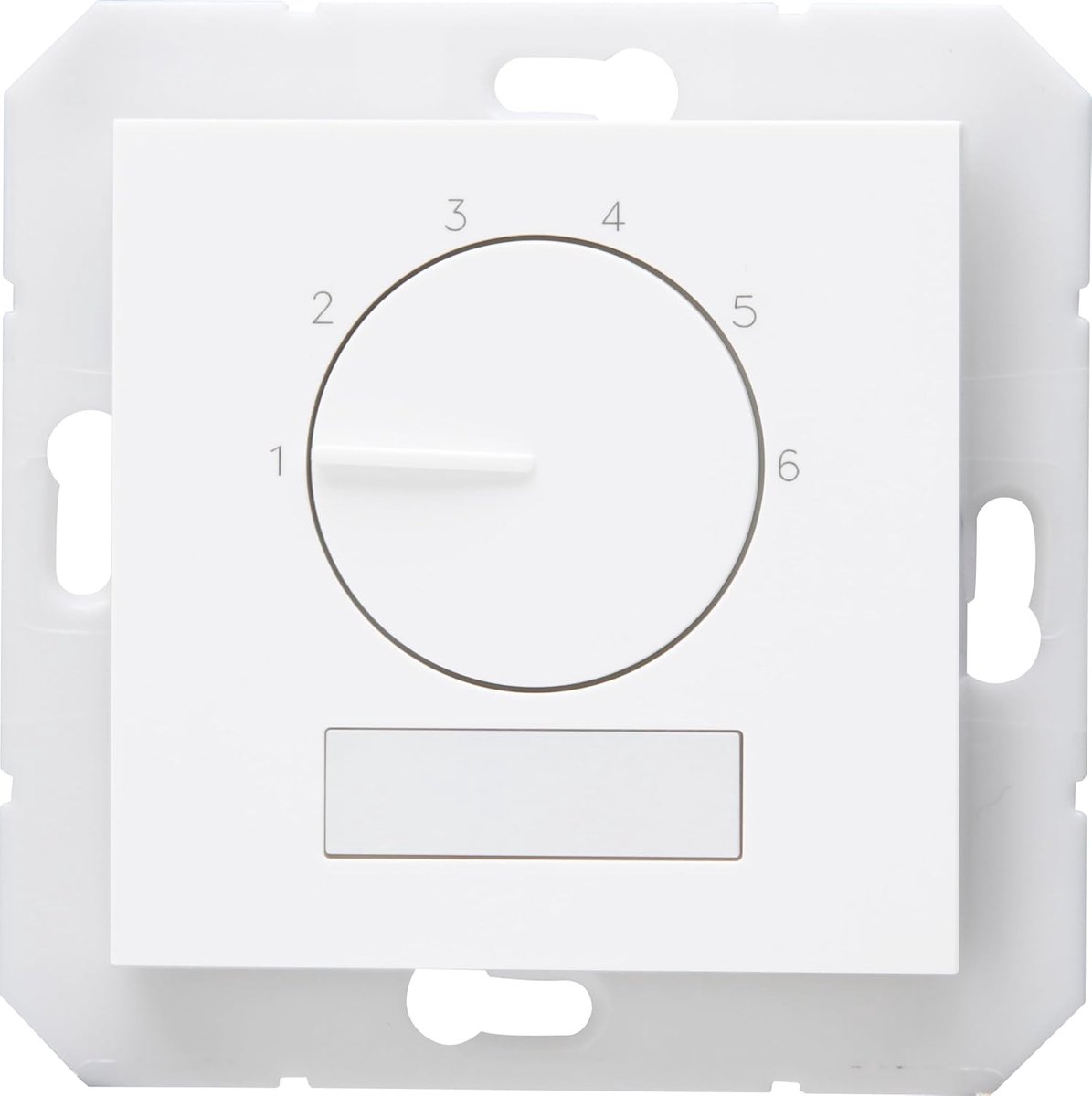 Kamerthermostaat - Elektronische thermostaat - Verwarming regelen - Basic verwarmen koelen - 55 x 55 mm - Arctisch wit