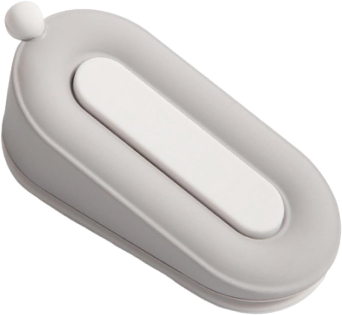 Deurstopper Wig - Deurwig Deurvast - Deuren Open Houden - Zelfklevende Houder - 111 cm - Grijs