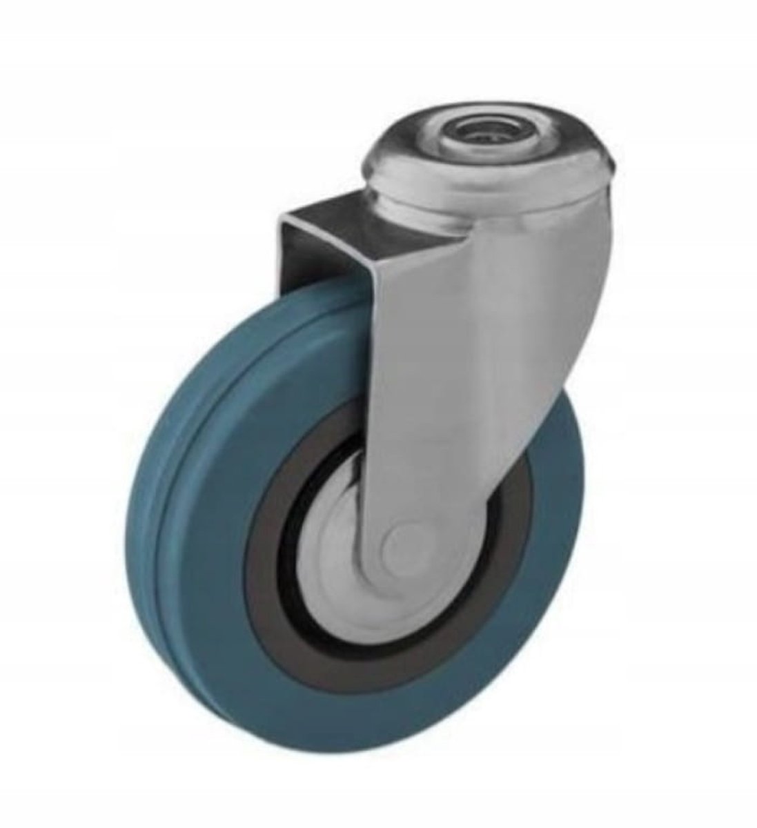 Rader - Draaibare Wielen Set - 75mm - Kunststof/Rubber - Zwenkwiel