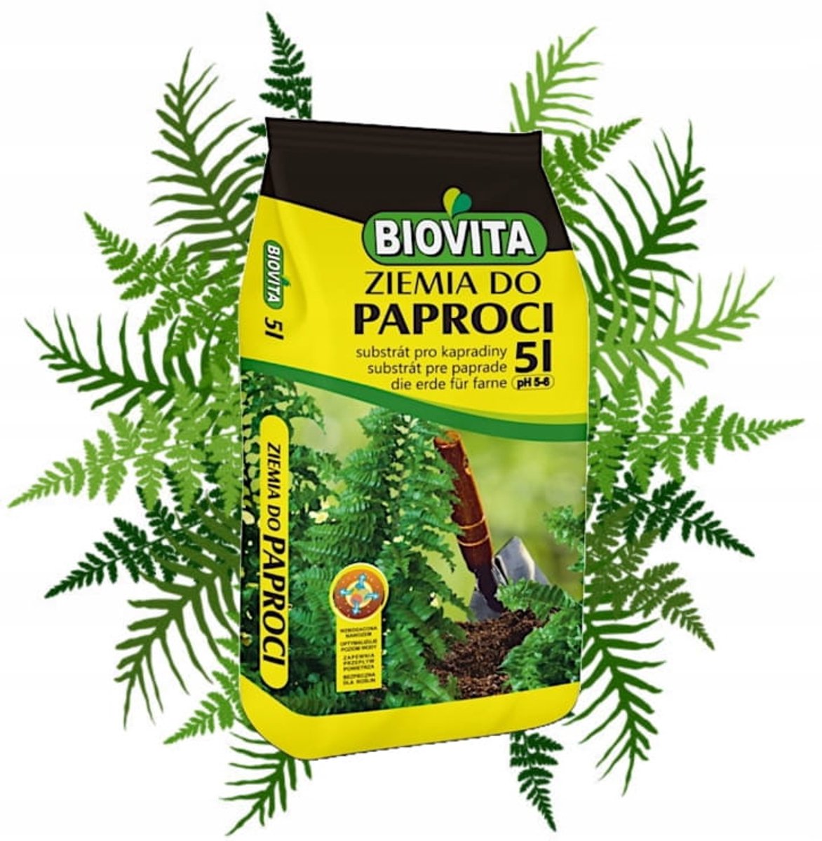 Biovita Serie - Multicomponent Potgrond voor Varens - 5L - Met Startmeststof