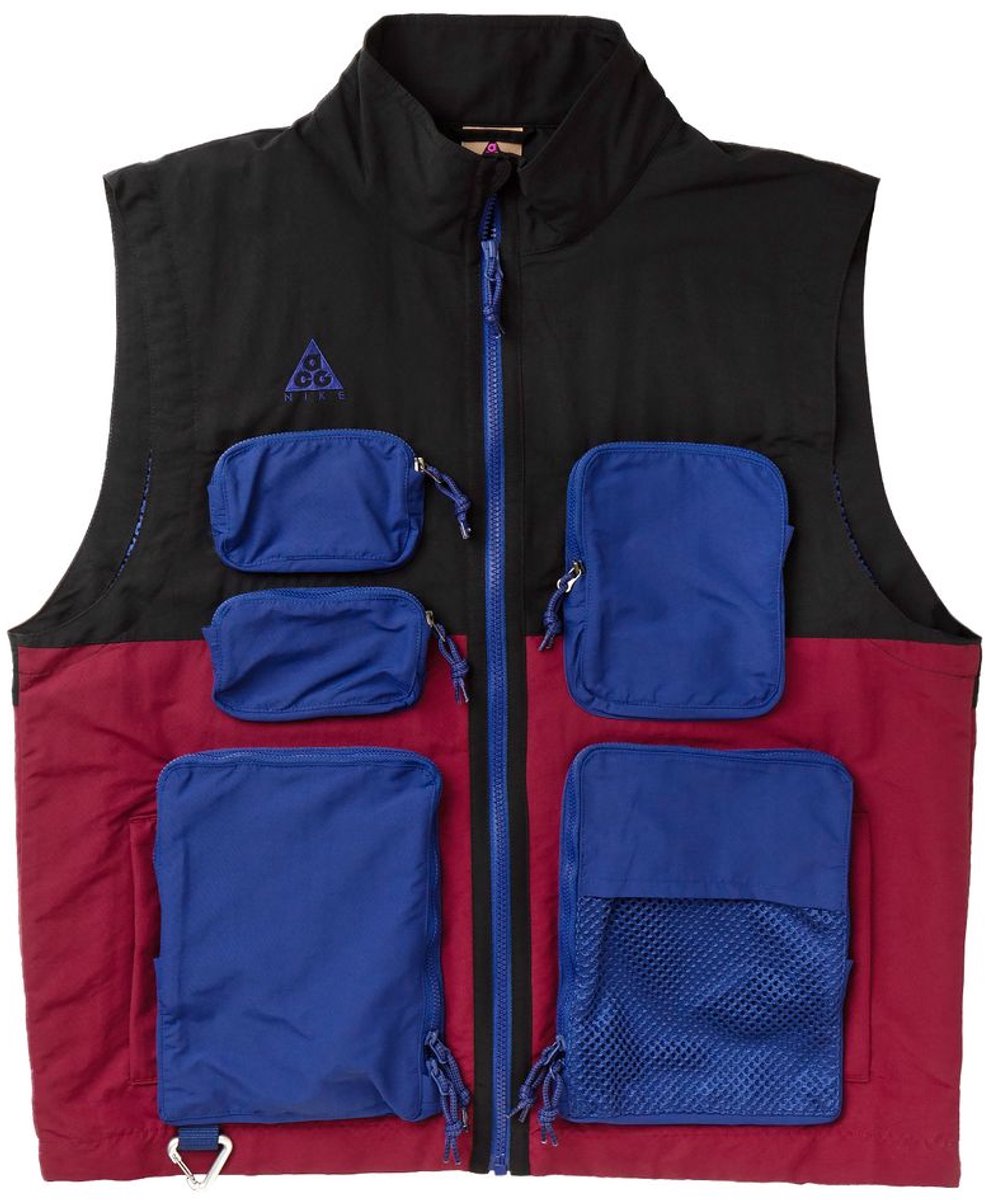Nike ACG Vest Bodywarmer – /Dark Beetroot/Deep Royal Donkerrood ACG Outdoor Zwart