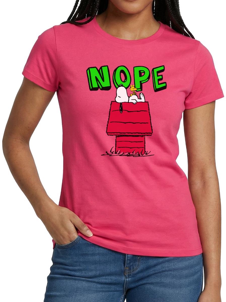Peanuts Snoopy Nope T-Shirt Dames