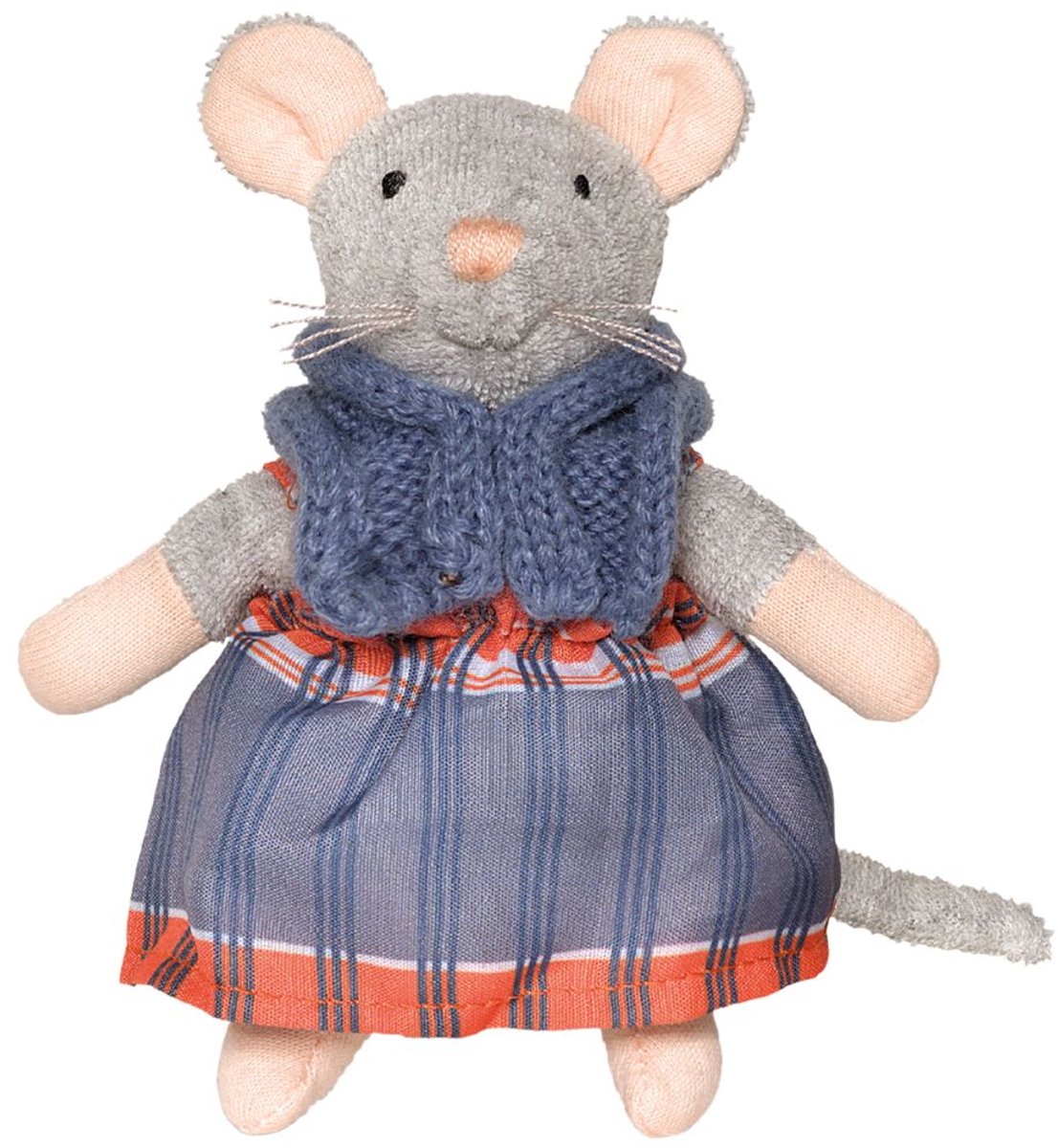 Sam & Julia Het Muizenhuis Pluche knuffel Sams Moeder - Speelgoed kinderen - 12 cm - Voor meisjes en jongens - Vanaf 1 jaar - Bambolino Toys