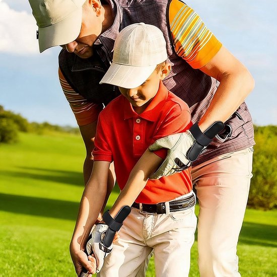 Golf Polshulpmiddel - Golfarmband Trainingshulp - Swing Verbeteren - Instelbare Spieractivering - 14 x 8 x 5 cm - Zwart — afbeelding 4