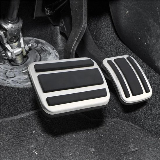 Pedaalhoezen Auto - Pedaalrubbers Rem Gas - Verbeterde Rijveiligheid - Antislip Ontwerp - 4 Stuks MT - Metaal — afbeelding 2