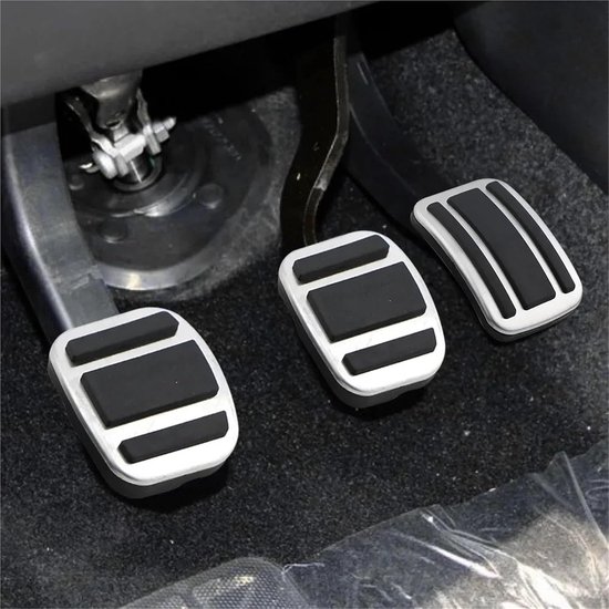 Pedaalhoezen Auto - Pedaalrubbers Rem Gas - Verbeterde Rijveiligheid - Antislip Ontwerp - 4 Stuks MT - Metaal — afbeelding 3