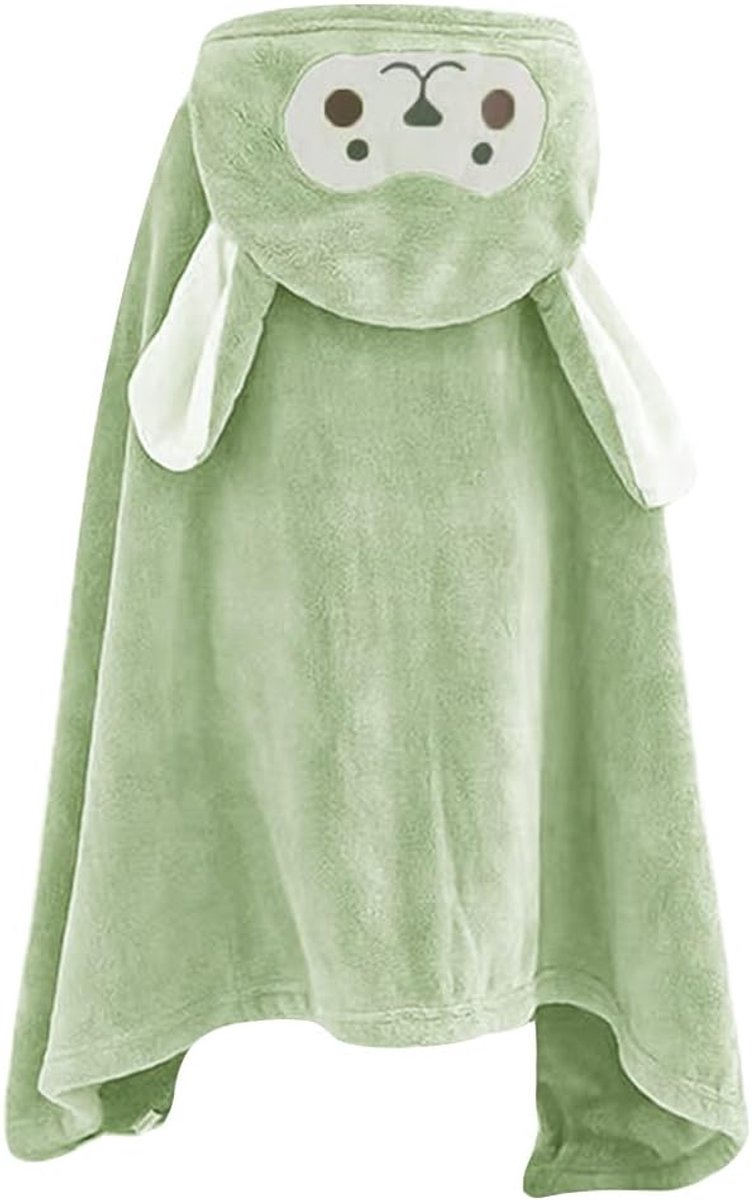 Baby Handdoek met Capuchon - Kinderbadjas Baby - Baby Afdrogen - Ultra Zacht Coral Fleece - 70 x 140 cm