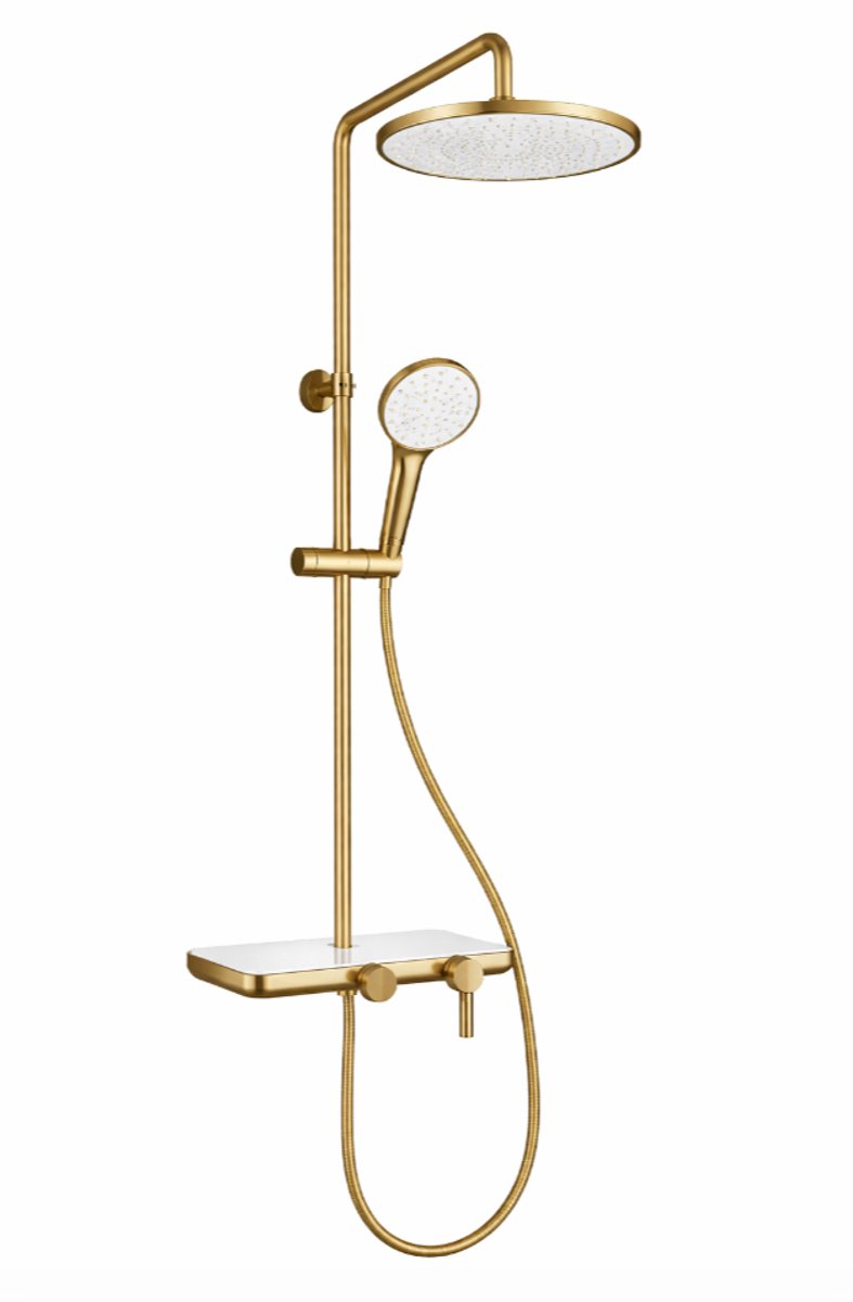 LINEA UNO - Tormi - Goud - Doucheset opbouw - - 201400
