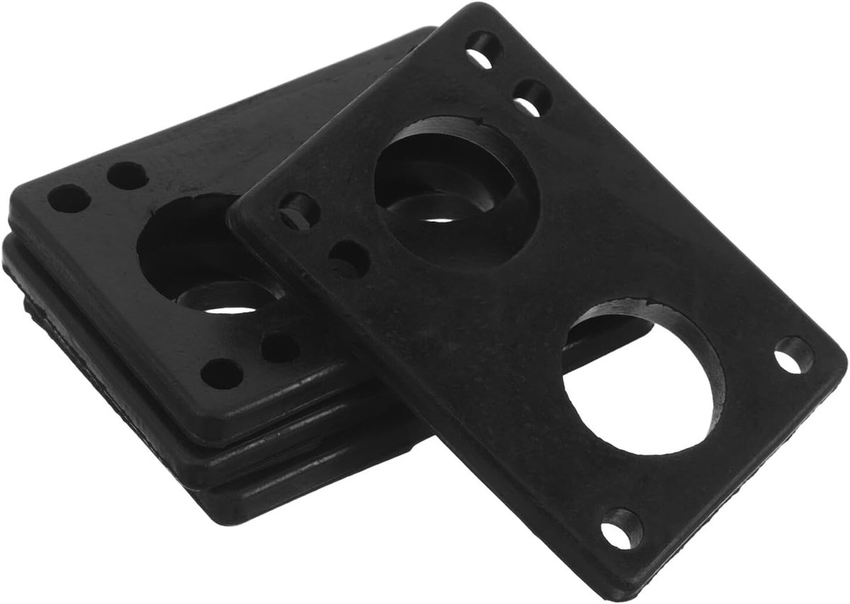 Skateboard Riser Pads Schokdempers Skateboard Verbeterde Besturing Trillingsdempend Ontwerp 7.50X5.50X0.60CM