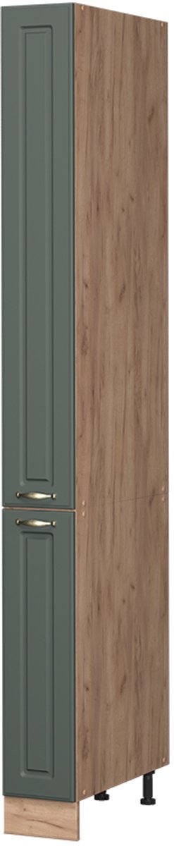 Vicco Apotheekkast Fame-Line, Groen-Goud Landhuis/Goudkleurig Eiken, 20 cm