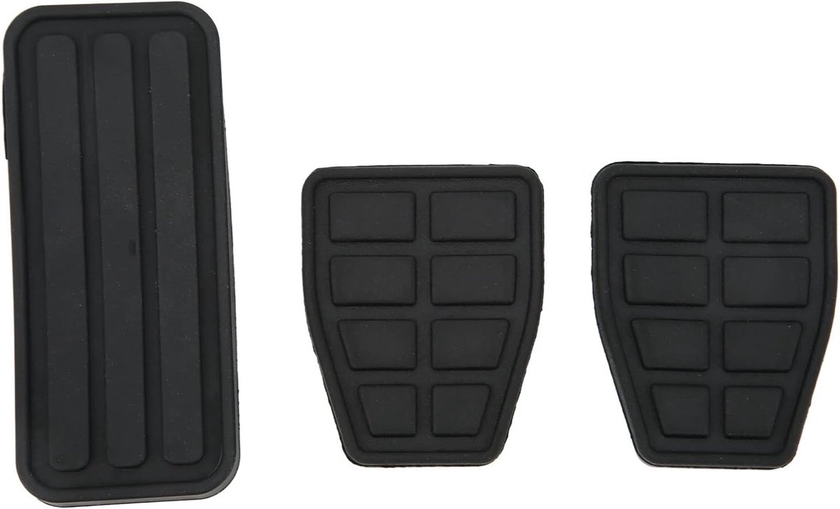 Accelerator- en Rempedaal Pad Set voor T4 1990-2003 - Flexibel en Slijtvast Rubber voor Optimale Grip en Comfort