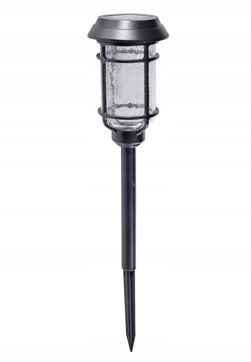 Koopman Serie - Zonne-energie Tuinlamp - LED Verlichting - Veranderende Kleuren - Zwart