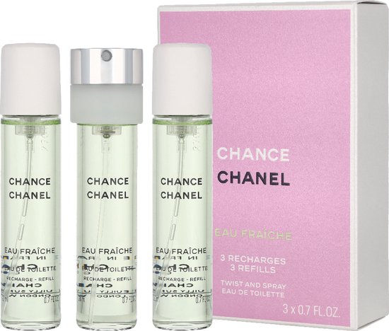 CHANEL CHANCE Eau Fraîche 3本セット Chanel Chance Eau Fraiche Giftset 60 ml | bol