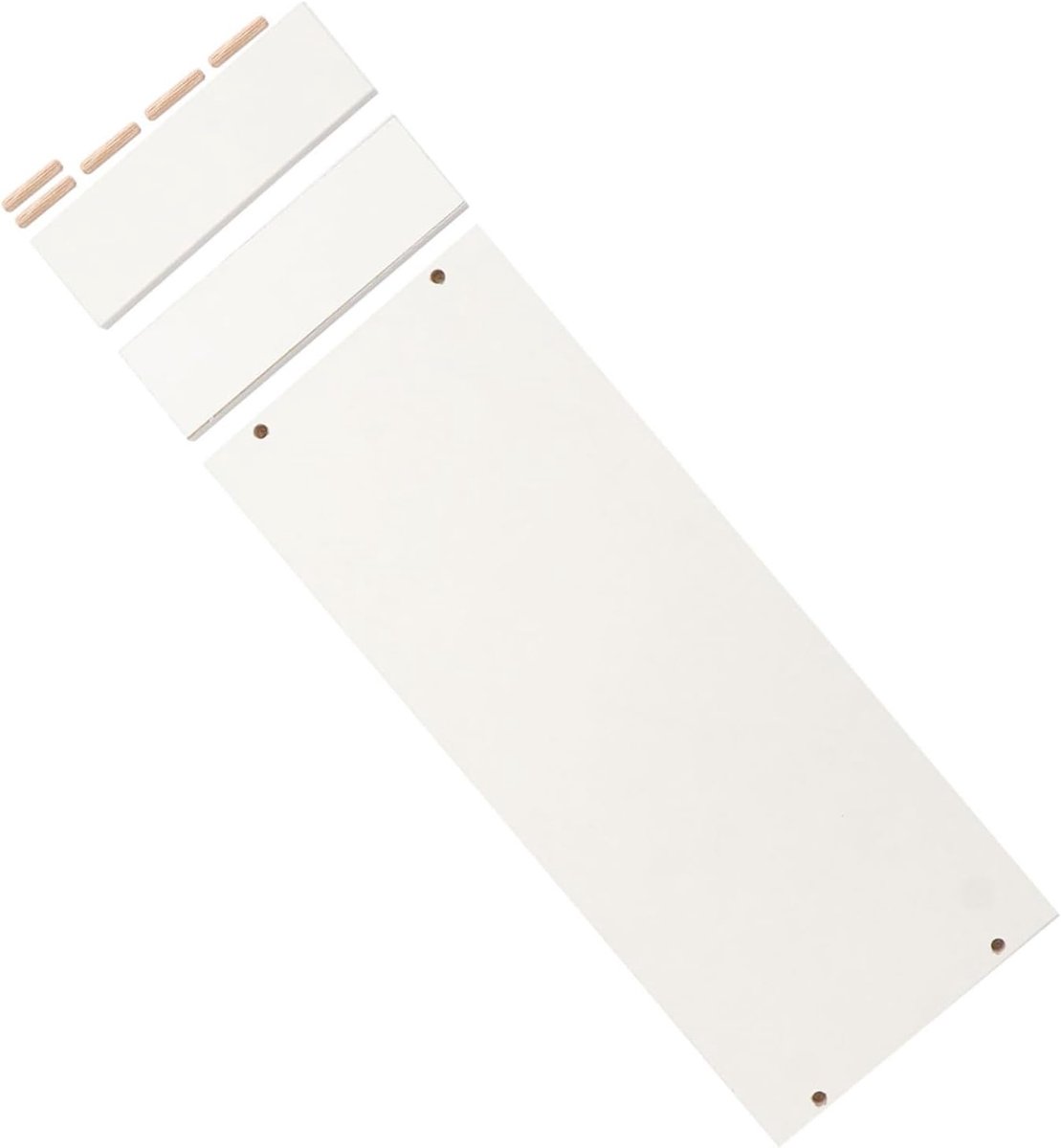 Monitorstandaard Verhoger - Bureauplank Opbergrek - Bureau Organiseren - Ruimtebesparend Ontwerp - 50 x 20 x 8 cm - Wit