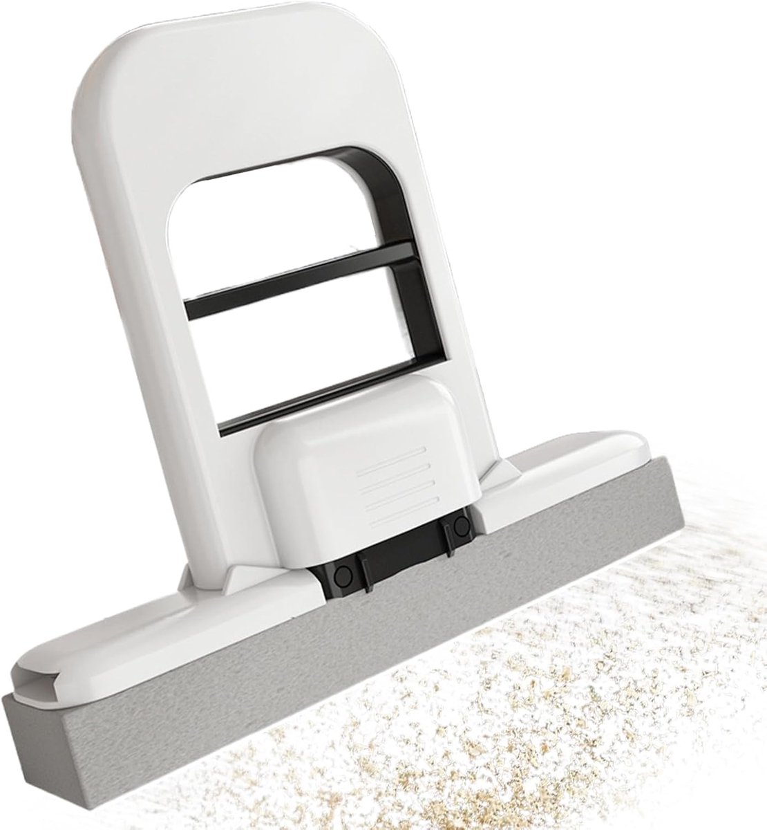Mini Dweil Compacte Reiniger Vlekken Verwijderen Automatisch Centrifugeren 15 cm Zwart
