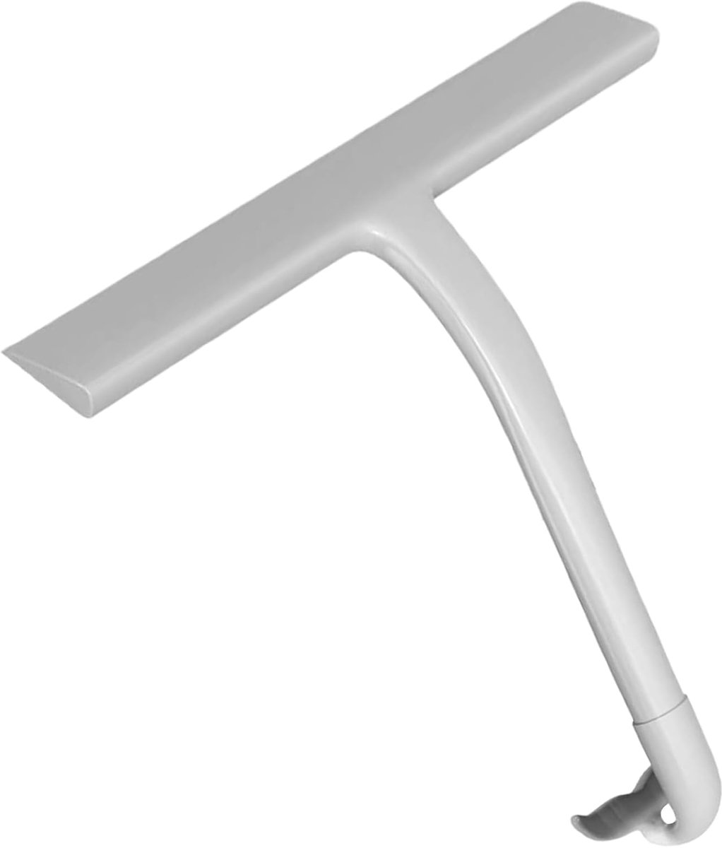 Douchewisser - Raamwisser - Streeploos Reinigen - Flexibel Zuigmondontwerp - 20 cm - Wit