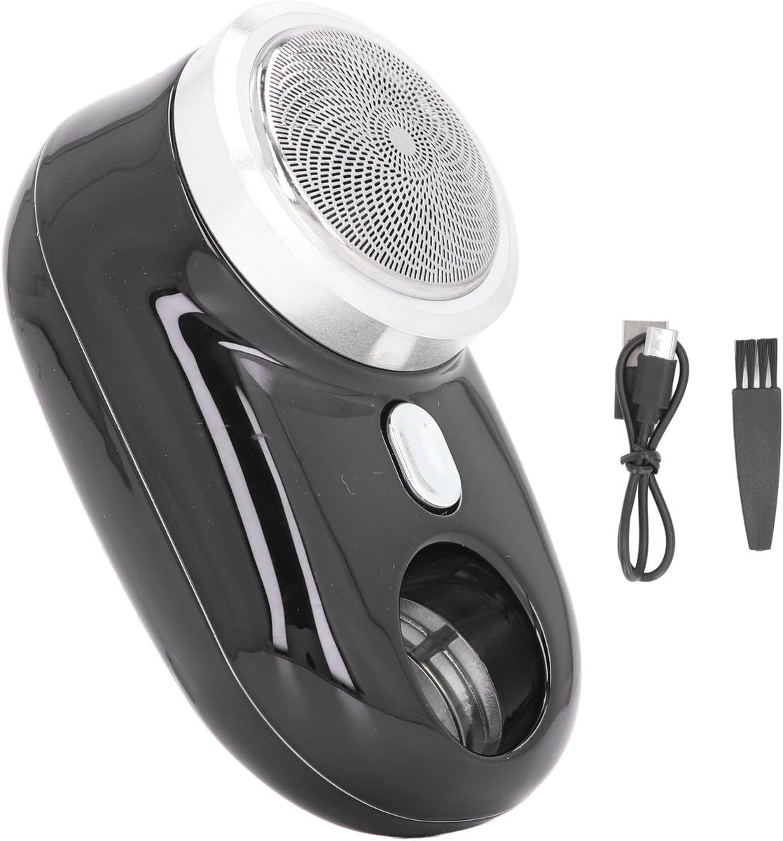 Elektrische Mini Trimmer - Pocket Groomer - Gezichtsverzorging - Automatische Contour Aanpassing - USB Oplaadbaar - Zwart