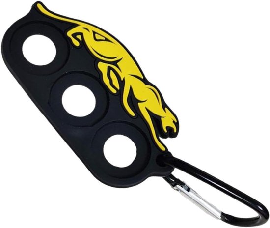 Keu houder - Keu beschermer - Biljart opbergen - Drie keu capaciteit - 86 cm x 445 cm - Zwart — afbeelding 3