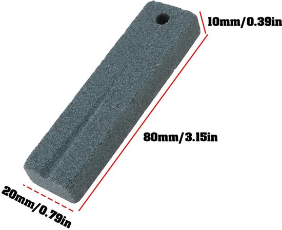 Dailygoods - 4 Stuks Haak Slijpers voor Vishaak, 80x20x10mm van Dailygoods — afbeelding 5