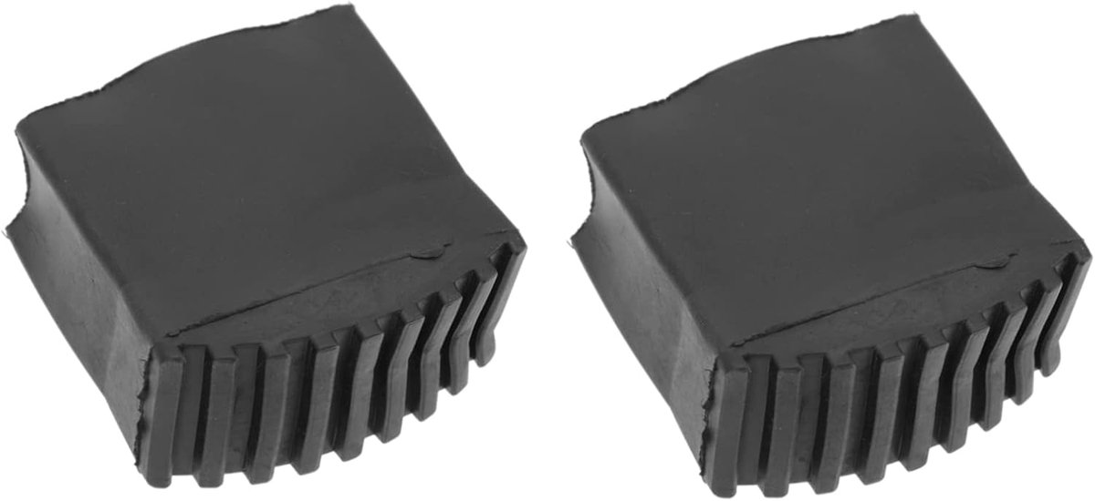 Ladder Antislip Voeten - Laddervoet Kussens - Vloer Beschermen - Set van 6 stuks - 6.3x2.5cm - Zwart