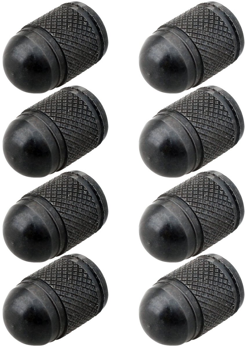 Dailygoods- Ventieldoppen 8 Stuks - Aluminium - Universeel - Geschikt voor Schrader-ventielen - Voorkomt Corrosie - Duurzaam - Banddoppen