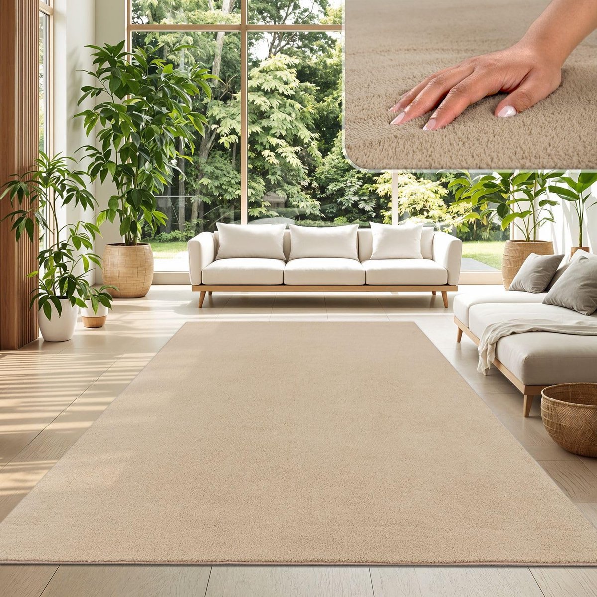 Vloerkleed Kortpolig - Modern Design - Woonkamer Decoratie - Geschikt voor vloerverwarming