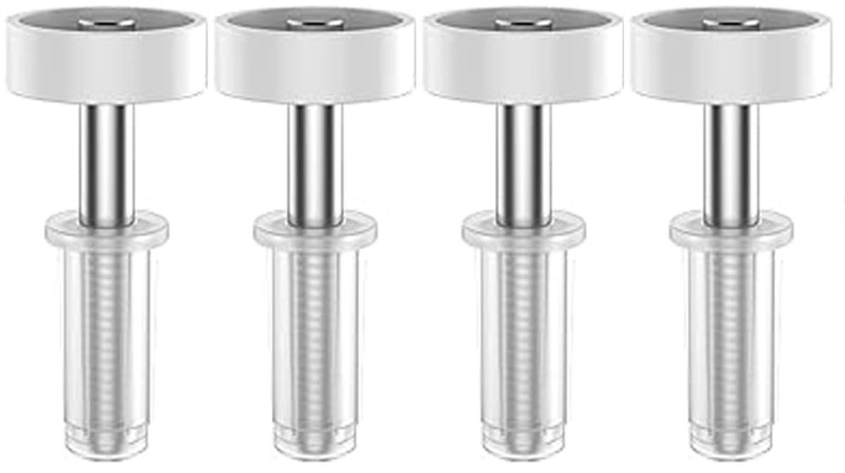 Dailygoods - Set van 4 Dubbelgevouwen Deurbeslag voor Opvouwbare Deuren