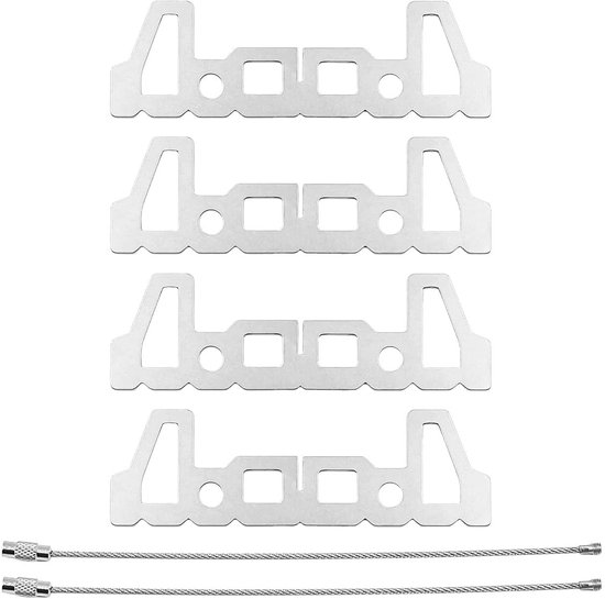Dailygoods- Alcoholkachelhouder - Roestvrij Stalen Houder - 2 Stuks - Geschikt voor Kettles/Pannen - Ideaal voor Kamperen/Picknicken - Verstelbare Stabiliteit - Branders van Dailygoods — afbeelding 4
