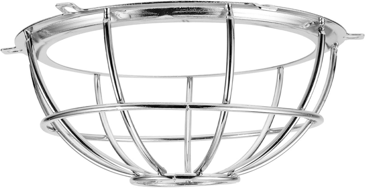 Beschermhoes Detector - Veiligheidskooi Sensor - Brandbeveiliging Installeren - Robuuste Metaalconstructie - 15.7 cm - Zilver