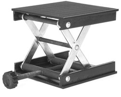 Dailygoods- Heftafel 90 x 90 mm - Hefplatform - Lab Lift - Metalen Beugel - Kunststof Plaat - Zwart